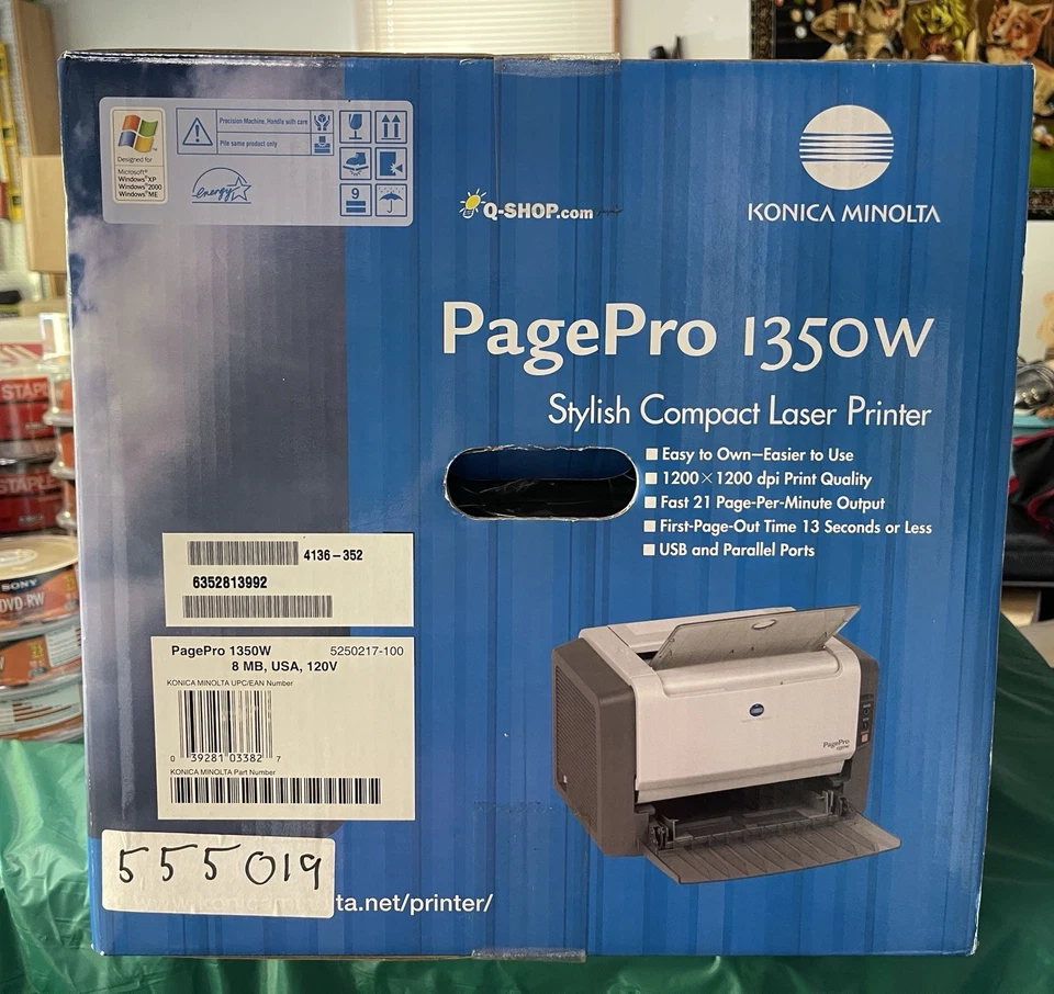 KONICA MINOLTA PAGEPRO 1350W Stylish Compact Laser Printer NEW - Image 2 of 4