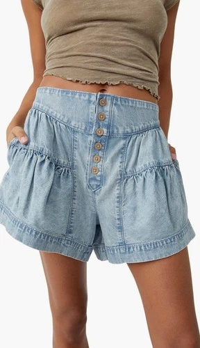 We The Free Fleur Denim Shorts/M/NEW