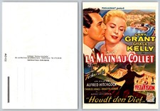 To Catch a Thief Postcard Cary Grant Grace Kelly Hitchcock Movie Poster