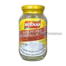 Buenas WHITE Coconut Gel 340g (Nata de Coco)