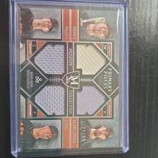 2016 Topps Museum Collection Quad Relic Posey Pence Cain Bumgarner /99 SF Giants