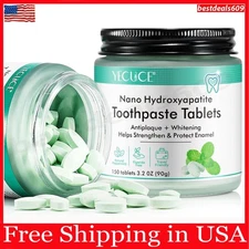 150pcs Nano Hydroxyapatite Toothpaste tablets , oral care toothpaste For Travel