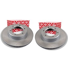 2X FEBI BREMSSCHEIBEN Ø289mm VORNE PASSEND FÜR TOYOTA 4 HILUX VW TARO
