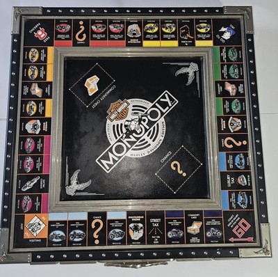 Harley-Davidson Monopoly Limited Edition #2077/5000 Collector Set w/ Case