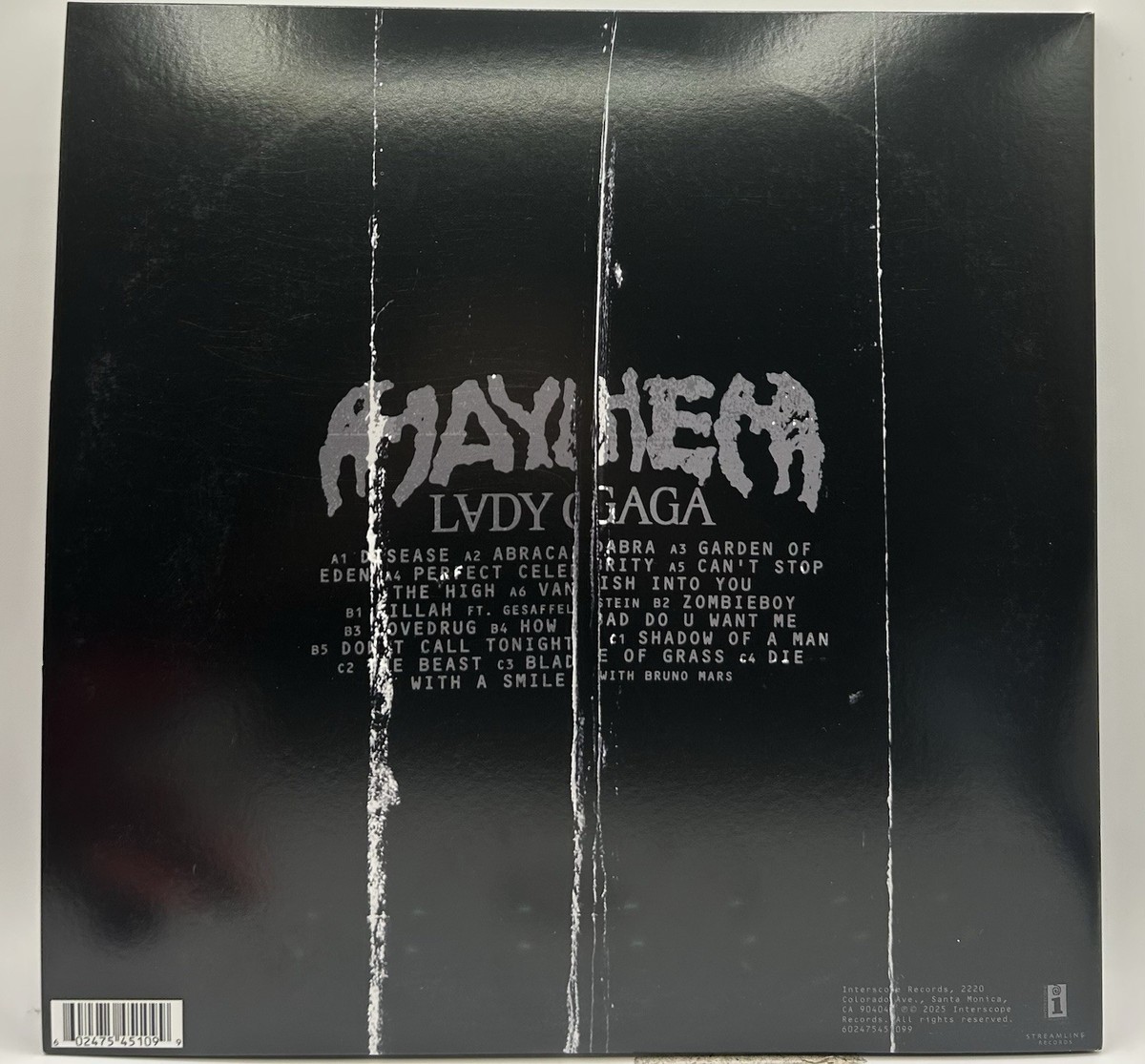 Lady Gaga Signed Mayhem Black Vinyl Autographed PSA/DNA COA | eBay