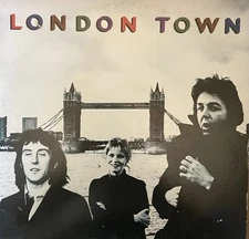 WINGS – London Town LP 1978 Capitol SW-11777 w/Poster Paul McCartney vinyl  VG+