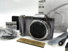  EXC  OLYMPUS SZ-14 14MP Digital Camera 24x Optical Zoom Silver w/ Battery