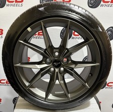 Ford Mustang Dark Horse 19” OEM Charcoal Takeoff Front/Rear Wheels And Tires
