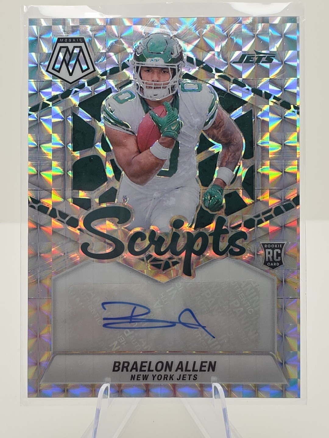 2024 Panini Mosaic - Rookie Scripts Braelon Allen #RS-BAN (AU, RC)