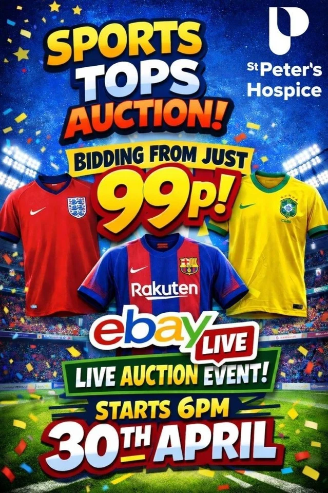 Sports Top Auction! From 99p Starting bids!