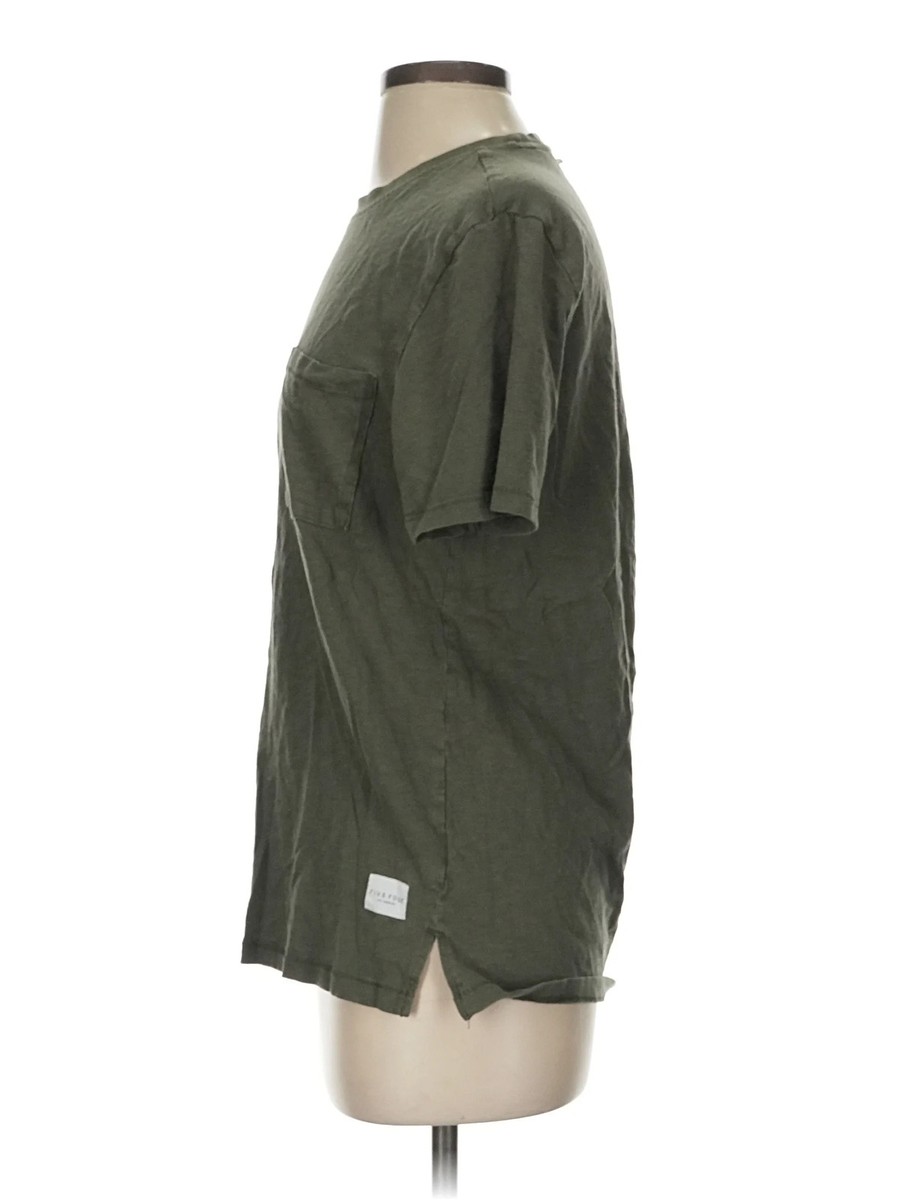 Five Four Women Green Short Sleeve T-Shirt S View 4