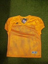 Russel Athletic Mesh Football Practice Jersey Gold Size Medium NEW