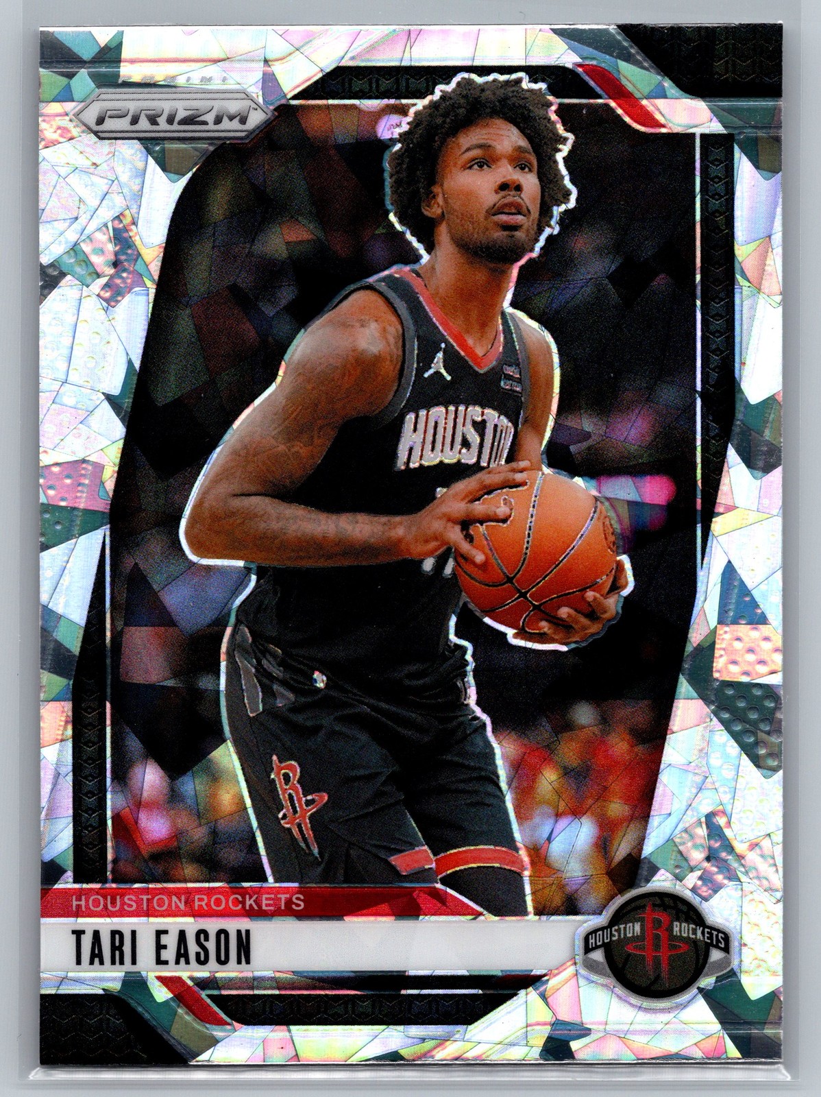 Tari Eason 2024-25 Panini Prizm #12 Prizms Ice Houston Rockets
