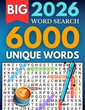 Big Word Search Book - 6000 Words: 100 Large Print Puzzles for Adults, Seniors 