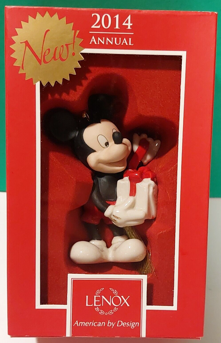 LENOX 2014 annual MICKEY ORNAMENT -- Disney -- MERRY LITTLE MOUSE