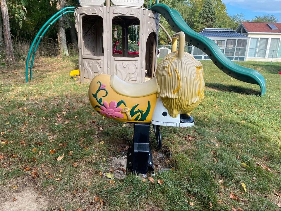 PICKUP ONLY McDonald's Fry Guy Playland Playground McFry Rocker Ride Spring  Fish