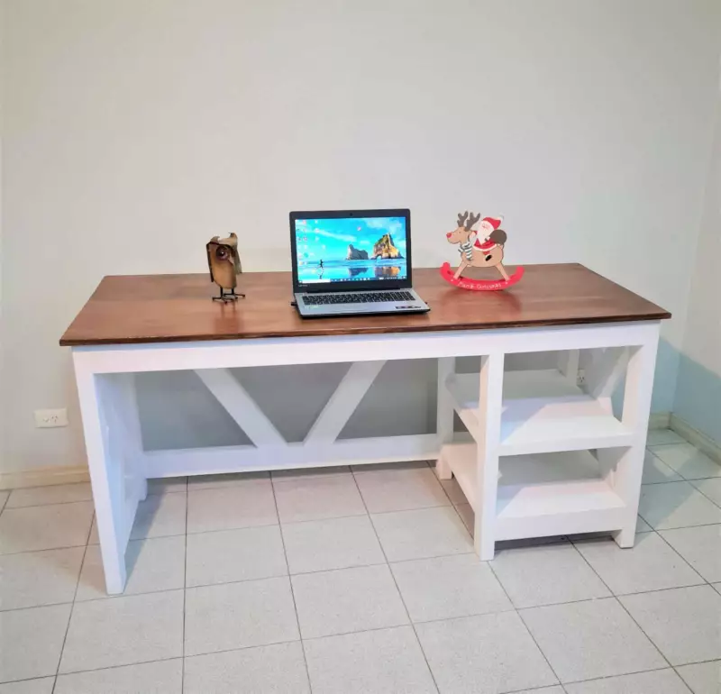 Computer Desk Farmhouse Style Desks Gumtree Australia Moonee Valley Keilor East 1263775062 Computer Desk Farmhouse Style Desks, Farmhouse Style Desk