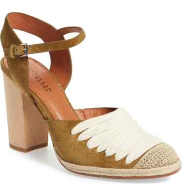 Derek Lam 10 Crosby Women's Sasha Sandal Wedge Shoes Sz 9.5 NIB 295 IRRG