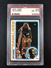1978 Topps Basketball Card PSA 8 Jim Chones 105 Cleveland Cavaliers