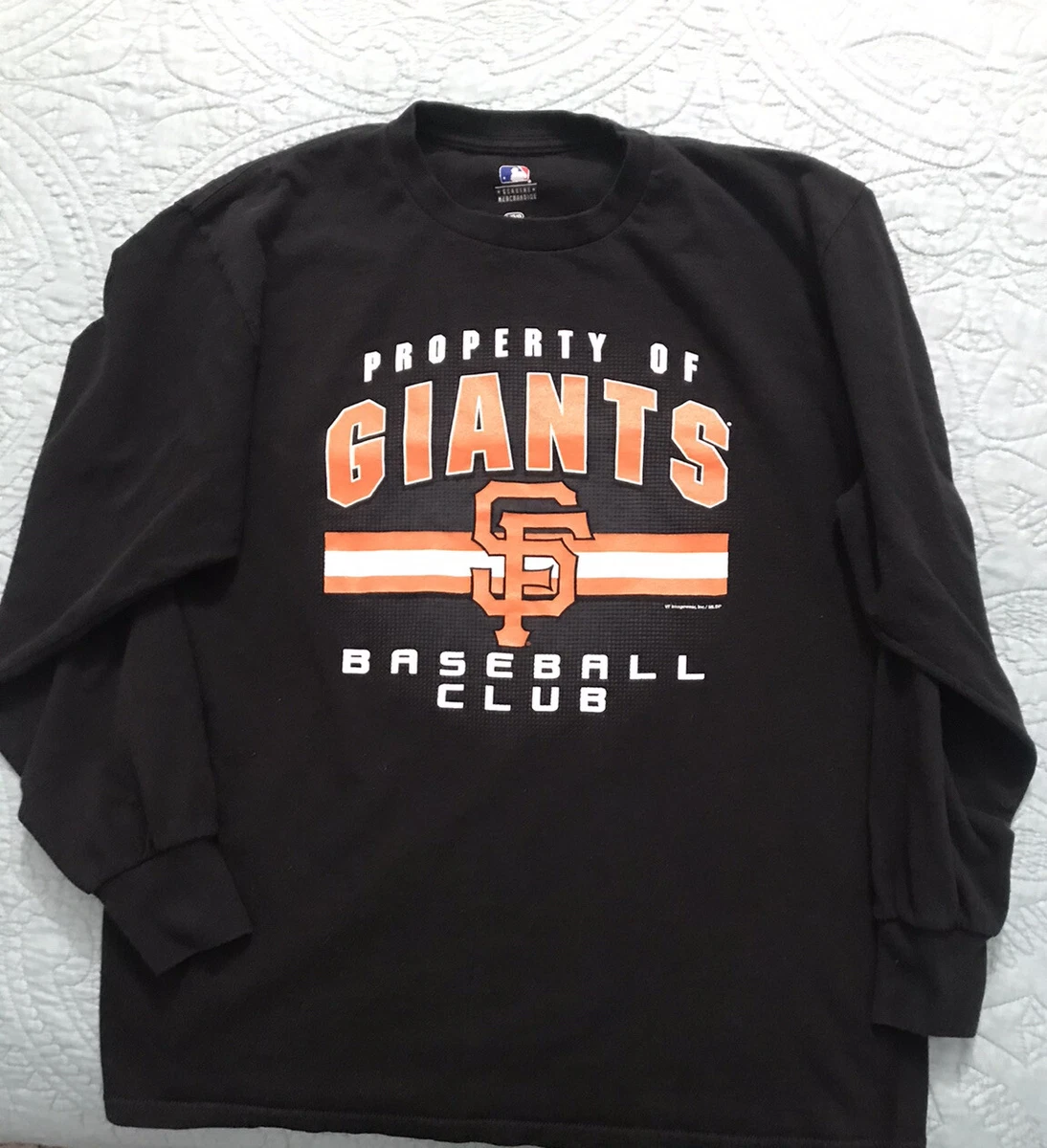 MLB San Francisco Giants Long Sleeve T Shirt Large