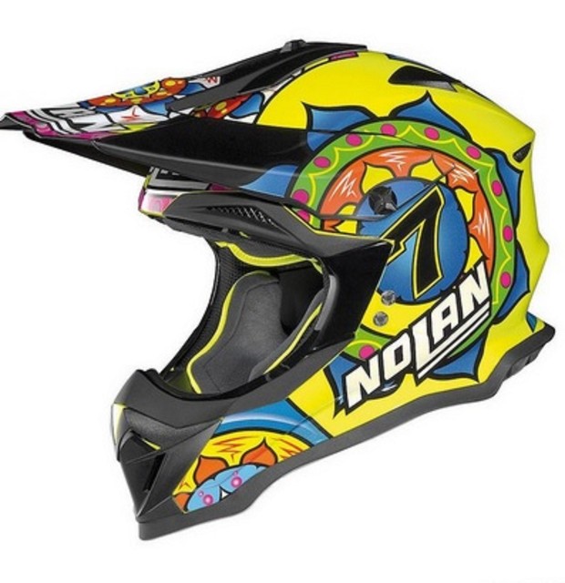 CASCO CROSS OFF-ROAD MOTARD NOLAN N53 C.DAVIS - SEPANG LED YELLOLIA S 56 CM  | Acquisti Online su eBay