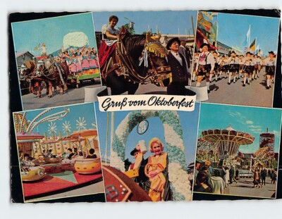 Postcard Gruß vom Oktoberfest Munich Germany