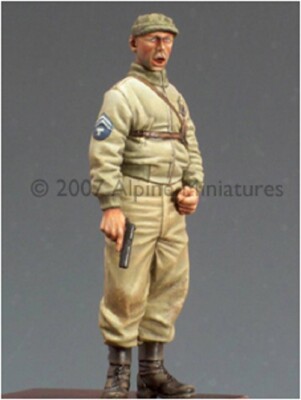 MW22 ALPINE MINIATURES 35009 WW2 US TANK CREW #1  1/35 FIGURE