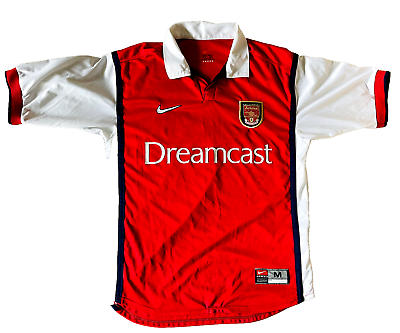Arsenal Home Nike Jersey Dreamcast Soccer Shirt NIKE Size M Arsenal Home Nike Jersey Dreamcast Soccer Shirt NIKE Size M