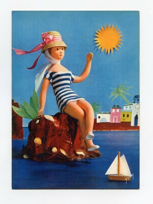 Les poupées PEYNET n° 54 Bain de soleil UK
