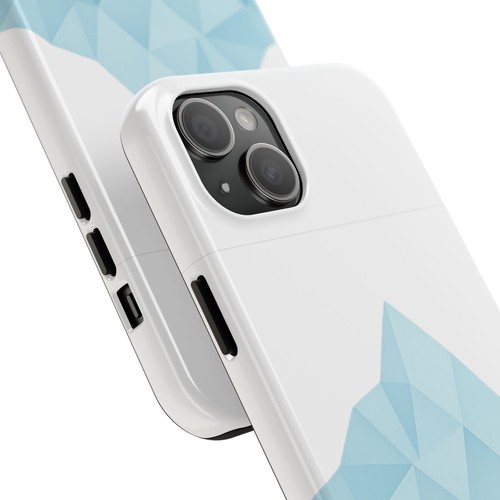 Geometric Iceberg Tough Phone Case, Abstract Glacier Hiking Design, Protective - 第 23/81 張圖片