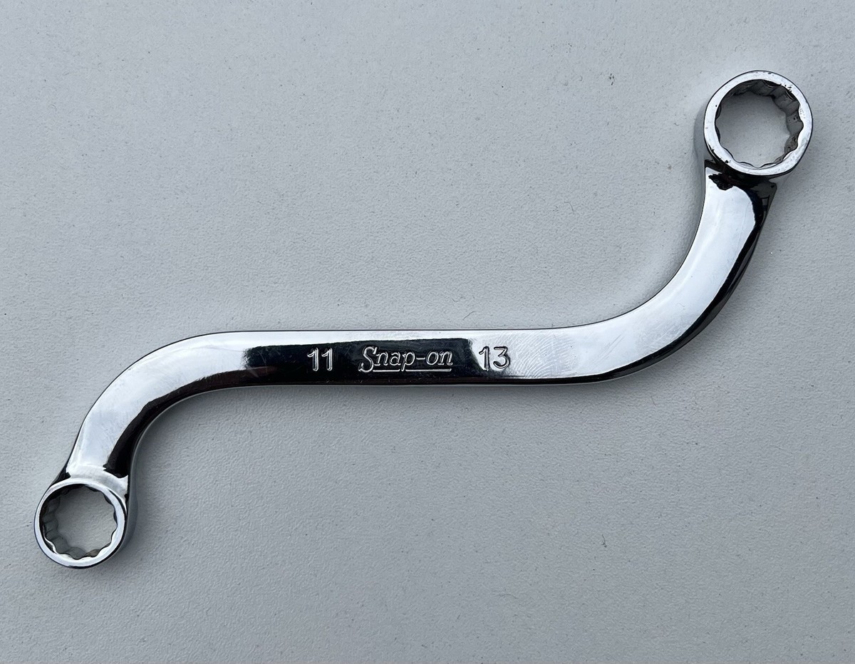 SNAP-ON 5 PIECE 12 POINT METRIC S SHAPED BOX WRENCH SET SNAP-ON 5 PIECE 12 POINT METRIC S SHAPED BOX WRENCH SET