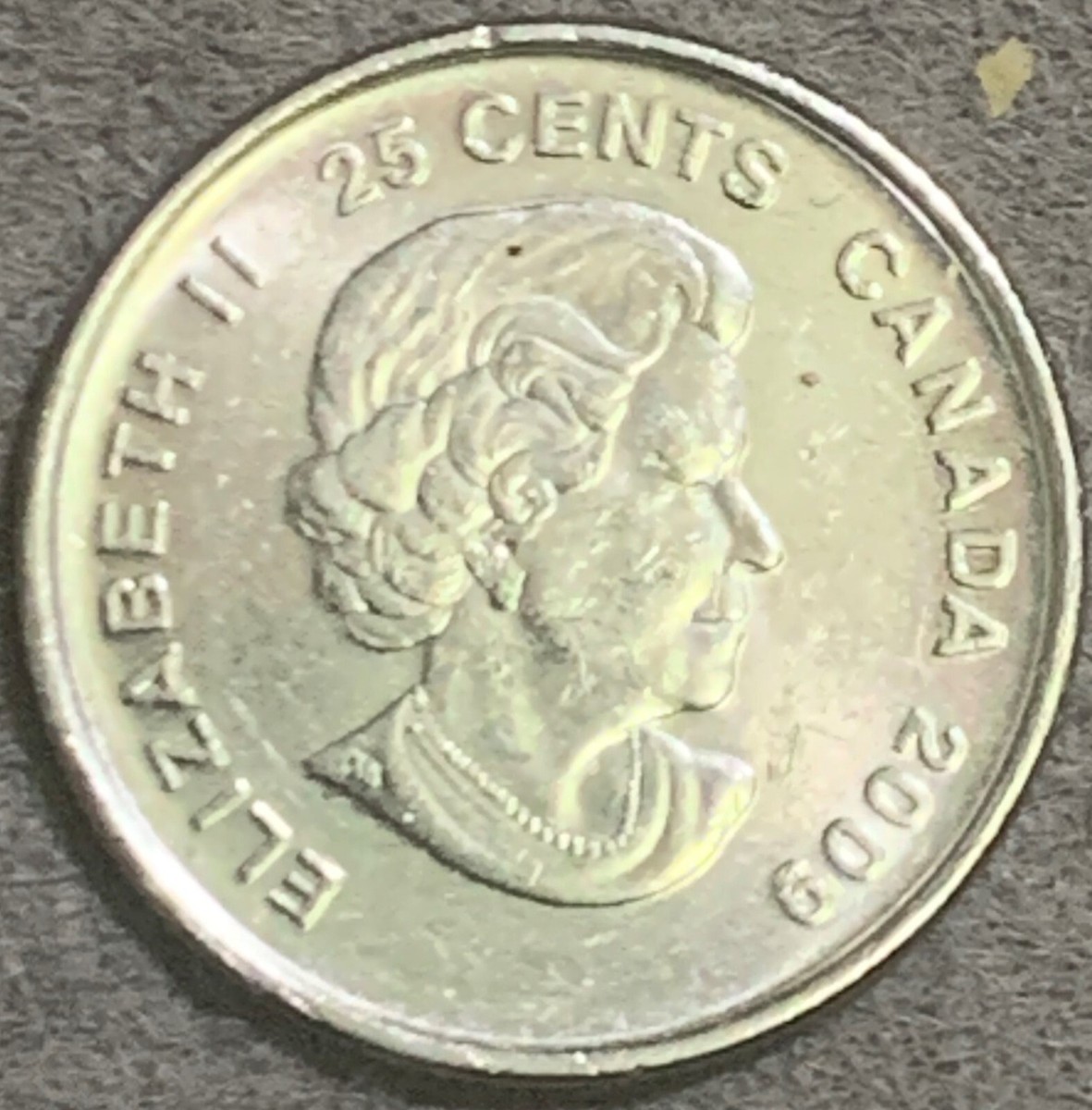 2009 CANADA 25 Cent Cindy Klassen 2006 Canadian Olympic Quarter