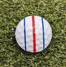 Callaway Triple Track Real Golf Ball Marker With Magnetic Hat Clip.