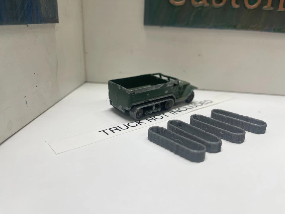 Lesney Matchbox No. 49 M3 Personnel Carrier (GREY TRACKS ONLY) - Image 2 of 2