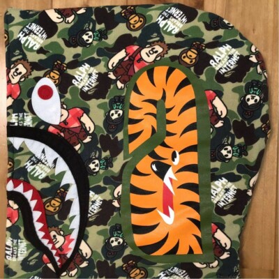 Ralph Breaks the Internet BAPE camo Shark full zip hoodie