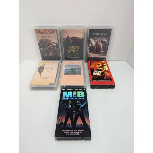 VHS Tapes Lot of 7 Movies Read Description for Details