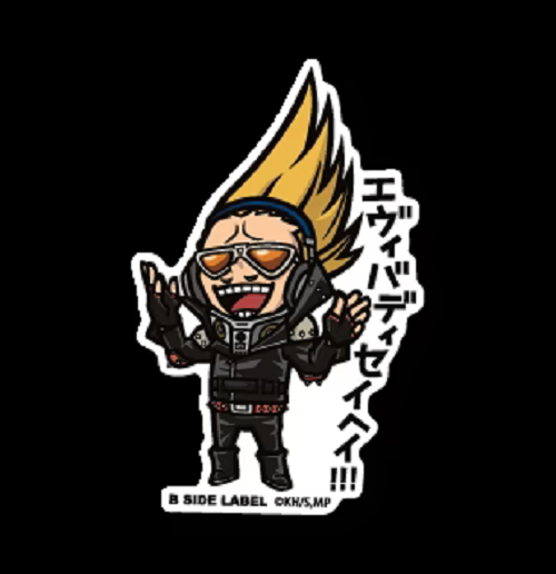 My Hero Academia Present Microphone B-SIDE LABEL 3rd Sticker Japan