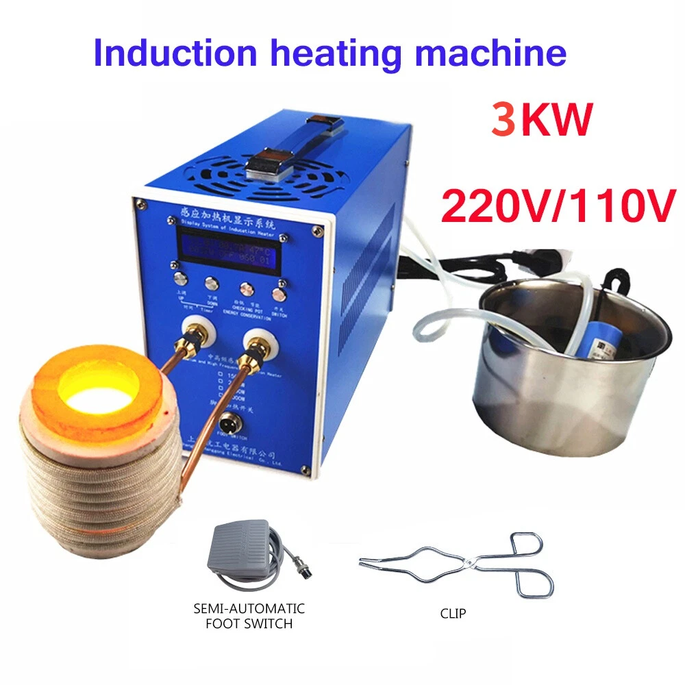 3KW High frequency induction heater Quenching annealing Metal melting furnace