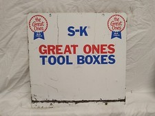 Sk Tool Advertising Display Rack Sign Great Ones Tool Boxes 13 X 14