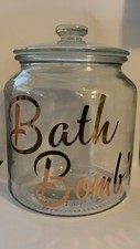 Bath Bomb storage jar Mrs Hinch, Gift, Rose gold