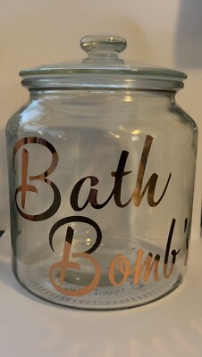 Badebombe Vorratsdose Mrs Hinch, Geschenk, rosegold