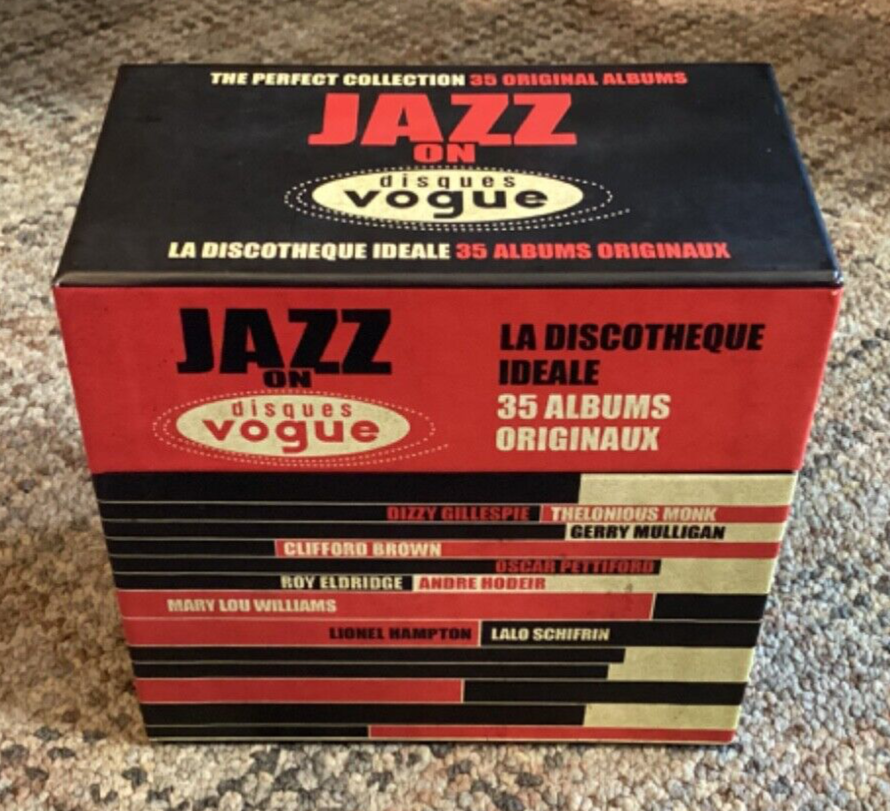 Jazz On Disques Vogue - 35 Original Albums (2013) 20xCD Box Set w&frasl;Booklet  VG+