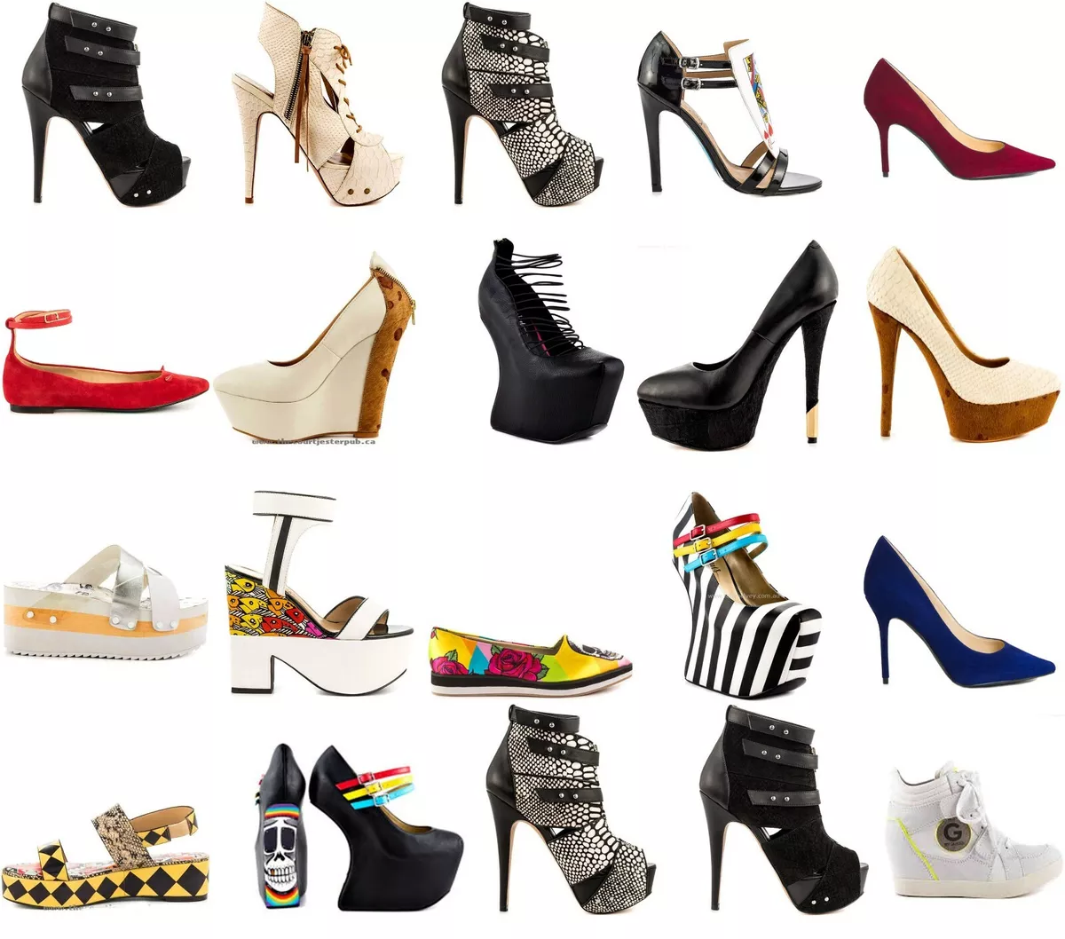 Lot 60 Pairs Wholesale Women High Heels Wedges Platform Pumps Stiletto Shoes
