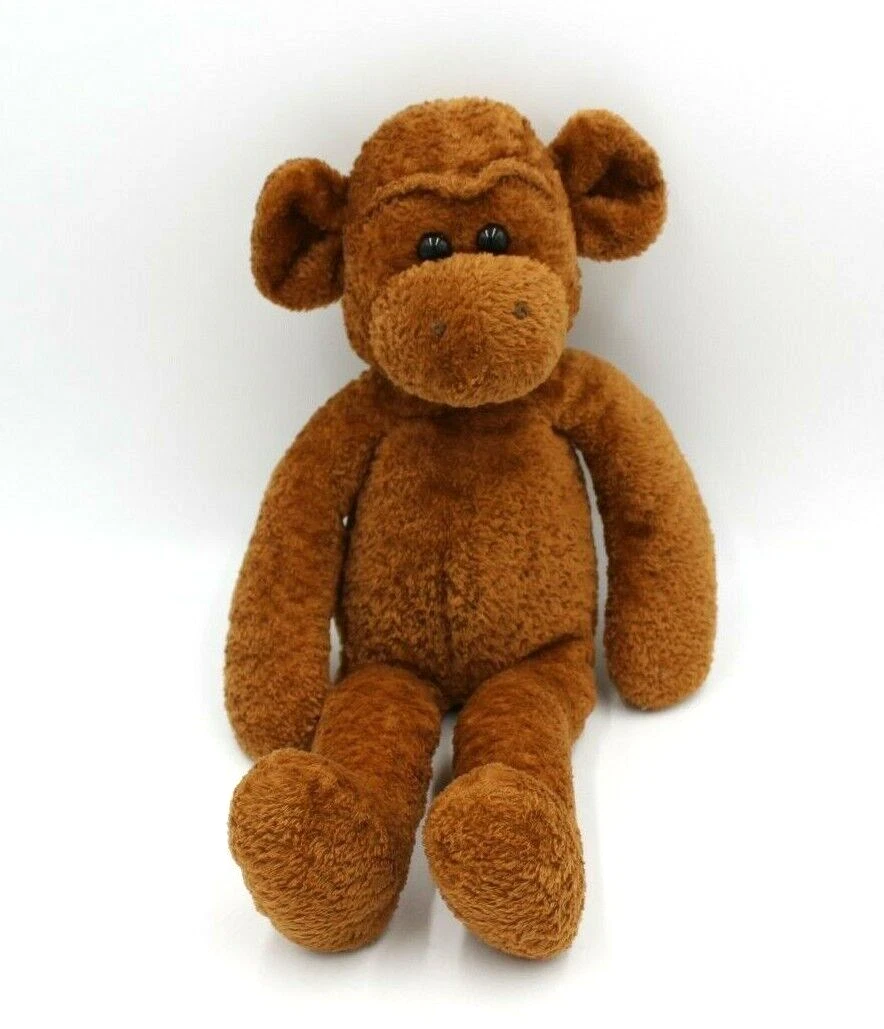 Commonwealth BROWN Cow Monkey Teddy Bear Bean Plush 19