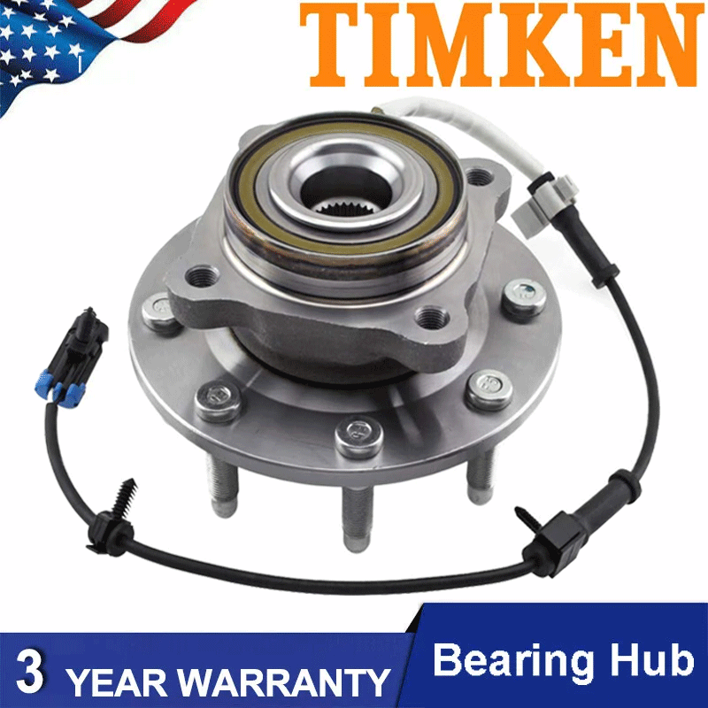 4WD Front Wheel Bearing and Hub for Chevrolet Silverado GMC Sierra 2500 HD 8 Lug