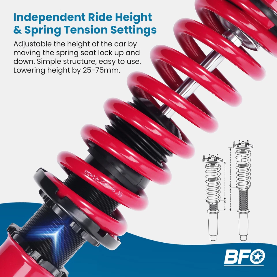 Conjunto de puntales amortiguadores Coilovers para Lexus IS250 IS350 06-13 GS350 07-11 TRACCIÓN TRASERA Foto 4 de 4