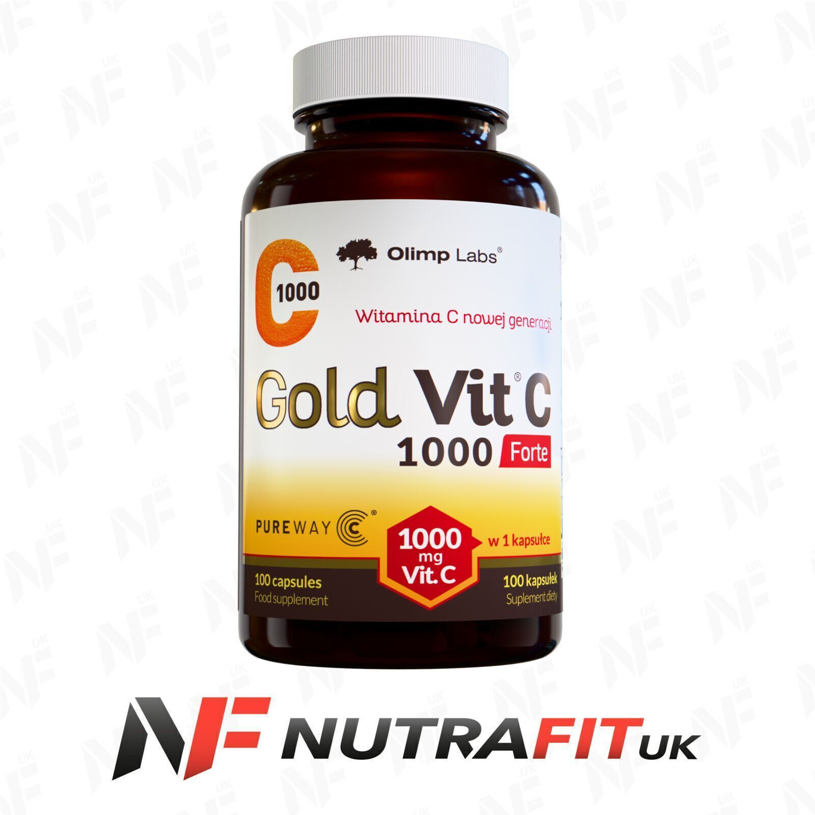 OLIMP GOLD VIT C 1000 FORTE vitamin C 1000mg antioxidant immune system 100 caps