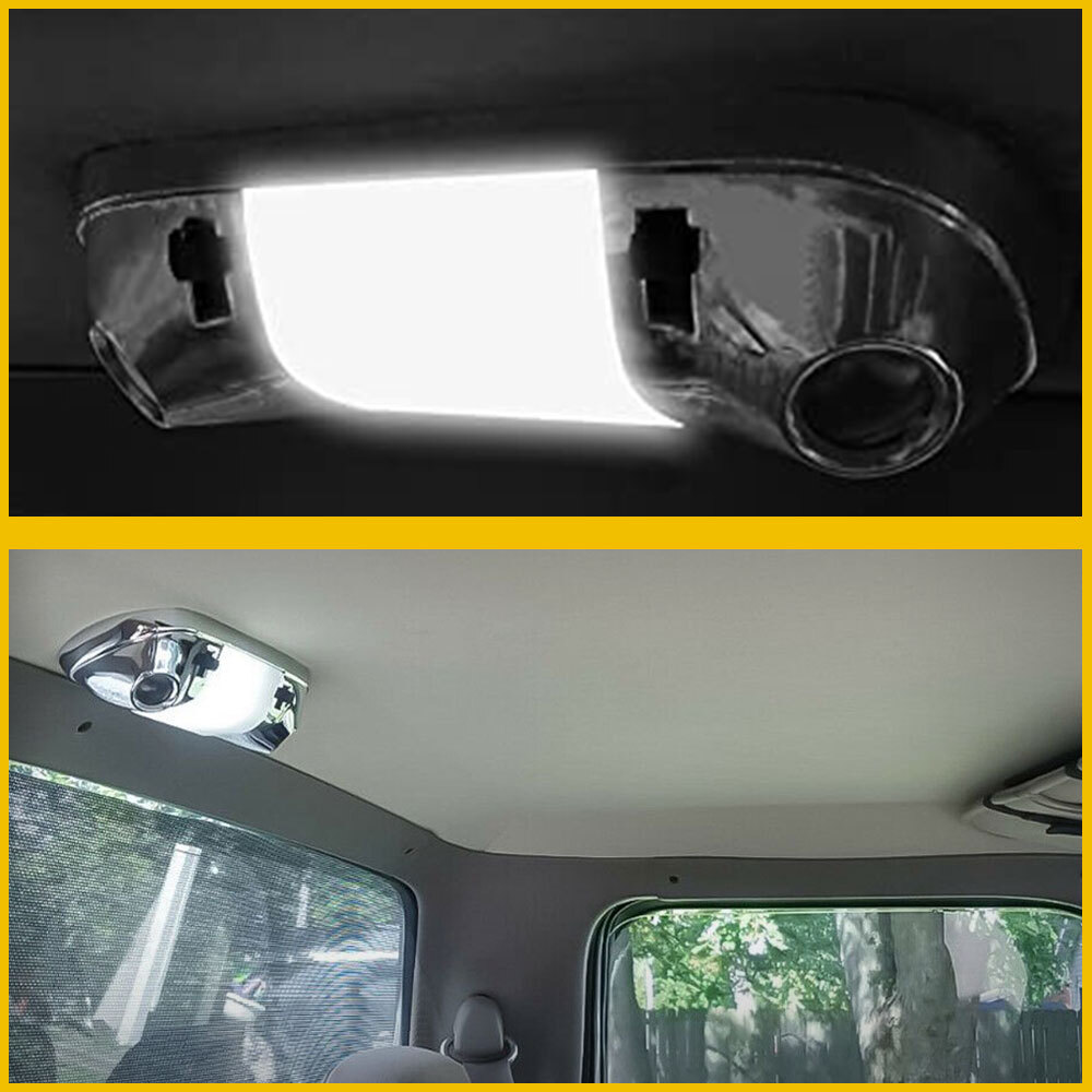 1X Interior White Dome Light Housing Cover for 1980-1996 Ford F150