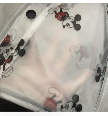 Disney Parks Mickey Mouse Raincoat Jacket Pockets Adult XL bomber  display picture 1