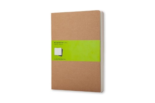 Moleskine Plain Cahier Xl - Kraft Cover (3 Set) (mixed Media Product)
